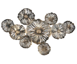 Lampa ścienna / decor ścienny metalowy kwiaty Firenze
