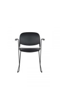 Krzesło biurowe / konferencyjne sztaplowane SIENNA czarny