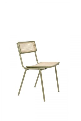 Krzesło z plecionką wiedeńską JORT zielone