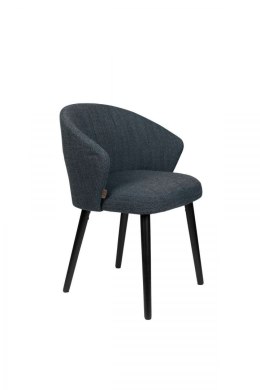 Krzesło tapicerowane WALDO niebieskie