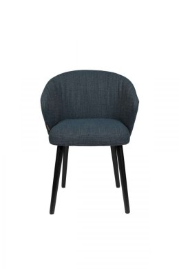 Krzesło tapicerowane WALDO niebieskie