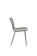 Krzesło ogrodowe z aluminium VONDEL zielone