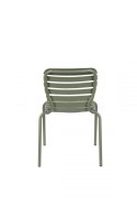 Krzesło ogrodowe z aluminium VONDEL zielone