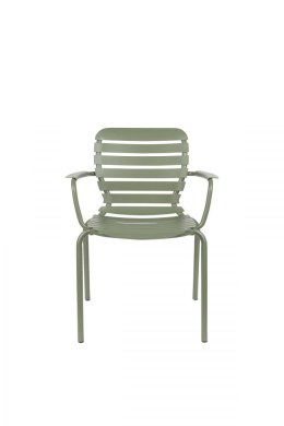 Krzesło ogrodowe obiadowe VONDEL zielone
