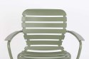 Krzesło ogrodowe obiadowe VONDEL zielone