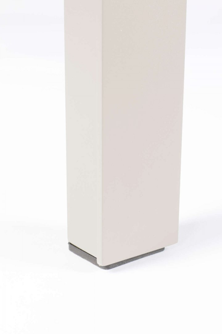 Stół ogrodowy aluminiowy VONDEL 168x87 biały