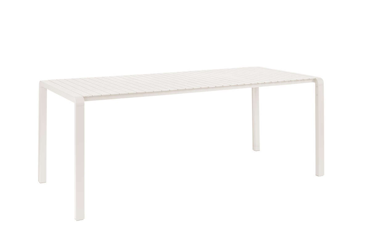 Stół ogrodowy aluminiowy VONDEL 214x97 biały