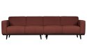 Sofa STATEMENT 4-osobowa 280 cm kasztanowy