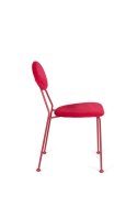 Krzesło z okrągłym oparciem czerwone KISS THE FROGGY