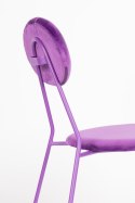 Krzesło z okrągłym oparciem fioletowe KISS THE FROGGY