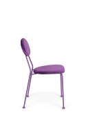 Krzesło z okrągłym oparciem fioletowe KISS THE FROGGY
