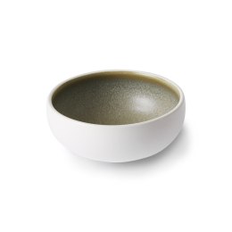 Miska porcelanowa biało-zielona z serii: home chef ceramics