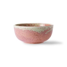 Miska porcelanowa rustykalna różowa z serii: home chef ceramics