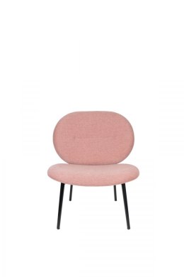 Fotel poliestrowy różowy SPIKE