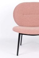 Fotel poliestrowy różowy SPIKE