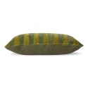 Poduszka velvet w paski zielone STRIPE 30x50