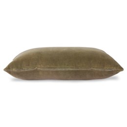 Poduszka prostokątna velvet wojskowa zieleń 40x60