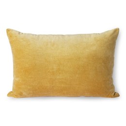 Poduszka prostokątna velvet złoty żółty 40x60