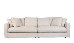 Sofa 3-osobowa z poduszkami kremowa SENSE