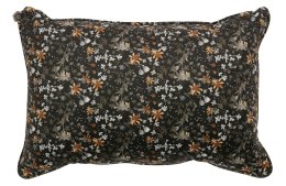 Poduszka dekoracyjna VOGUE 40x60 Velvet kwiatowe akwarele czarny
