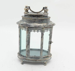 Lampion latarnia metalowy Vintage 4B