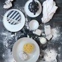 Talerz śniadaniowy ceramiczny ręcznie zdobiony