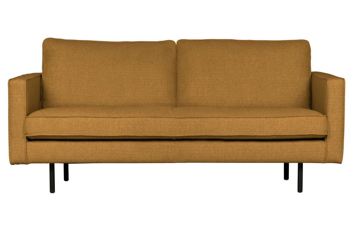Sofa retro RODEO 2,5-osobowa karmelowa