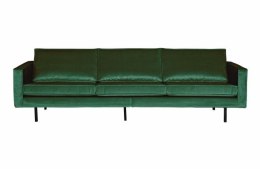 Sofa aksamitna trzyosobowa RODEO zielona
