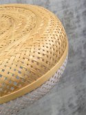 Lampa podłogowa bambusowa naturalna/czarna PALAWAN 40x15