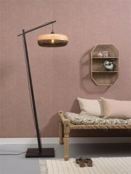 Lampa podłogowa bambusowa czarna/naturalna PALAWAN 40x15