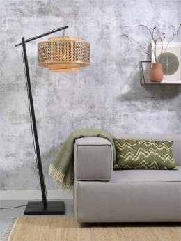 Lampa stojąca podłogowa z dwuwarstwowym bambusowym kloszem BHUTAN 50x30