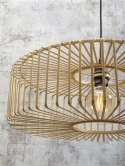Lampa wisząca z bambusowym kloszem BROMO 60x18