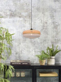 Lampa wisząca bambusowa naturalna/biała PALAWAN 40x15