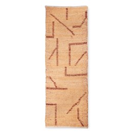 Dywan / chodnik ręcznie tkany bawełniany brzoskwinia 70x200 cm