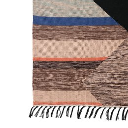 Dywan poliestrowy ręcznie tkany kolorowy indoor/outdoor (120x180)
