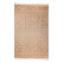 Ręcznie tkany dywan wewnętrzno-zewnętrzny z recyklingu naturalny 150x240 cm