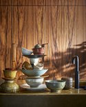 Talerz ceramiczny japoński obiadowy czarny mat Kyoto