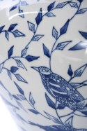 Waza ceramiczna z motywem ptaków z pokrywą Voliera
