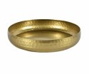 Patera okrągła z aluminium złota Deluxe gold C