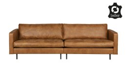 Klasyczna sofa RODEO 3-osobowa koniakowa