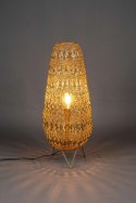 Lampa dekoracyjna pleciona lampion FILO L moziężna