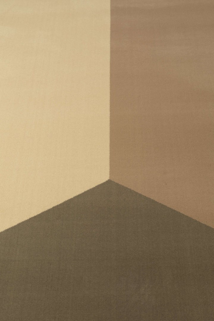 Dywan z motywem geometrycznym beżowy HARMONY 160x230 cm