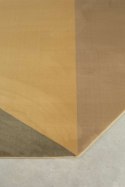 Dywan z motywem geometrycznym brązowy HARMONY 160x230 cm