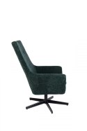 Fotel tapicerowany modern BORIS zielony