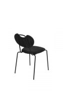 Krzesło tapicerowane AUSTIN czarny