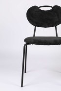 Krzesło tapicerowane AUSTIN czarny