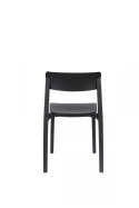 Krzesło plastikowe CAROL czarne