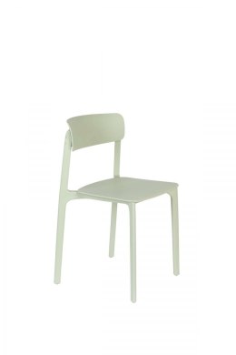 Krzesło plastikowe CAROL jasno zielony
