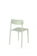 Krzesło plastikowe CAROL jasno zielony