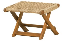 Podnóżek / stołek z drewna eukaliptusowego naturalny LOIS